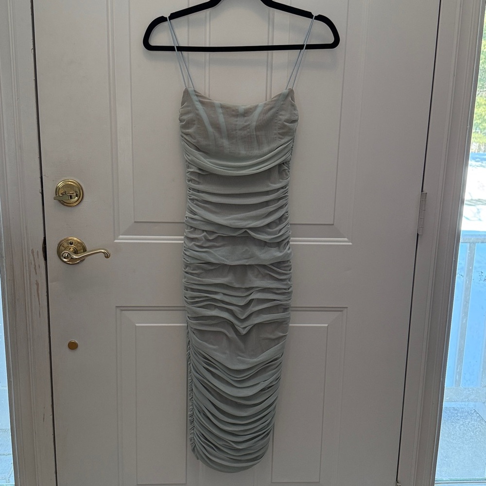 Nookie Eden Midi Dress light blue size medium - Picture 11 of 16